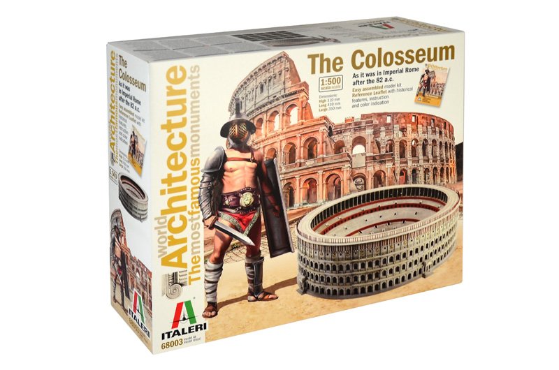 1:500 Сборная модель Миниатюра THE COLOSSEUM : WORLD ARCHITECTURE - 68003