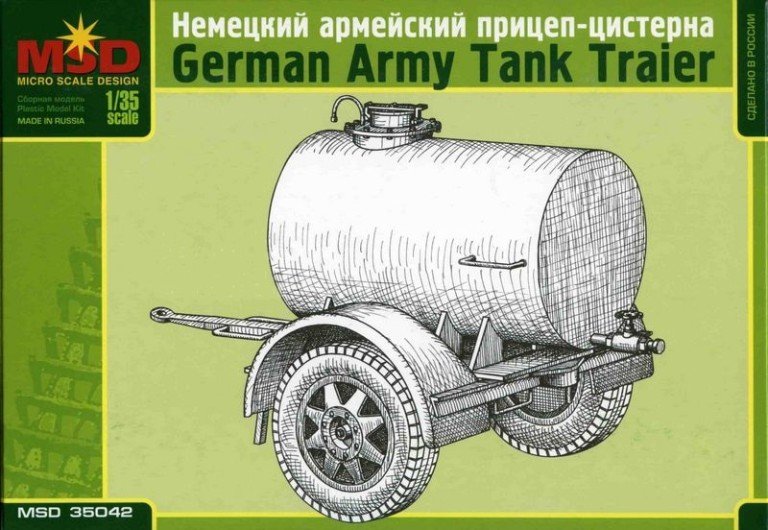 1:35 Сборная модель Немецкий армейский прицеп-цистерна - 35042