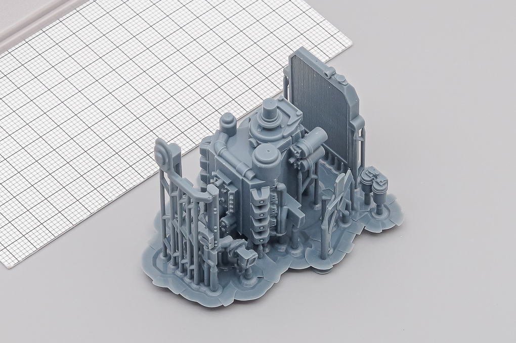 1:35 Двигатель Камский грузовик 740 (Ранний ТНВД)+охлаждающая ситема - MD5007