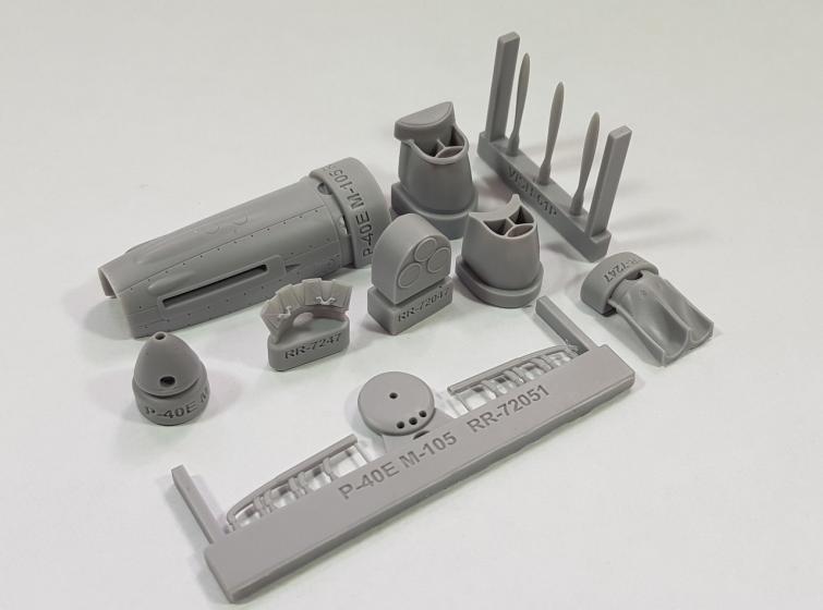 1:72 Набор для конверсии P-40E M-105 - RR-72051