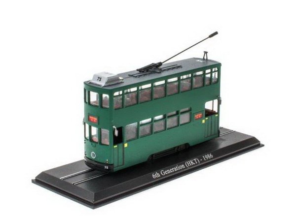 1:72 трамвай 6th Generation (HKT) Hong Kong Tram 1986 Green - 4648104