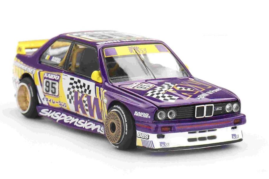 1:64 BMW M3 ( E30 ) Kaido KW V1,violet - KHMG194