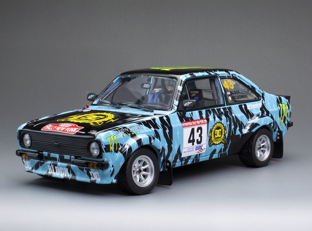 1:18 FORD Escort MKII RS1800 №43 Rally New York  Ken Block/A.Gelsomino (2009) - 04865