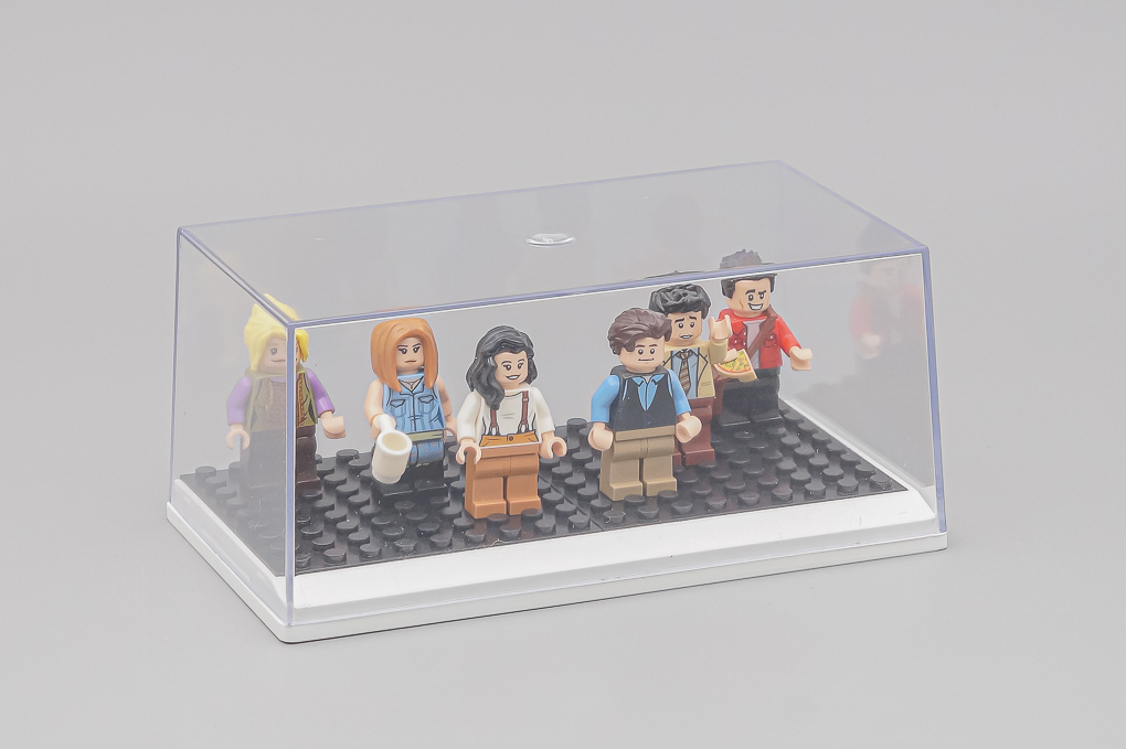 Бокс белый подиум + LEGO черный - SB010