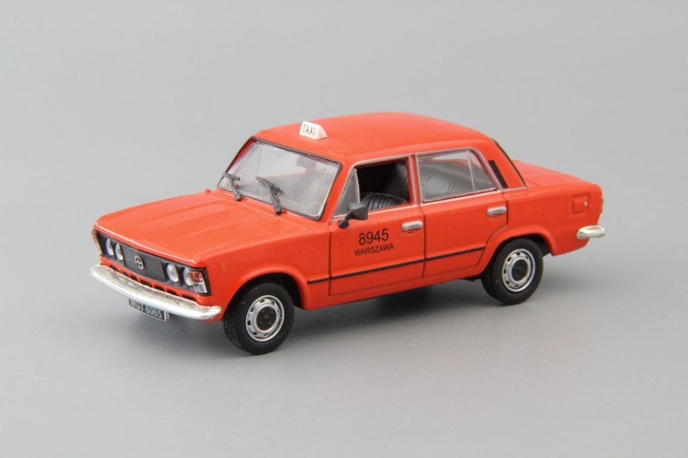 1:43 FIAT 125P Taxi, red - kul976