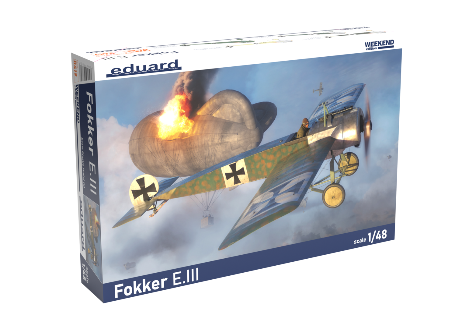 1:48 Сборная модель Fokker E.III - Weekend Edition - 8419