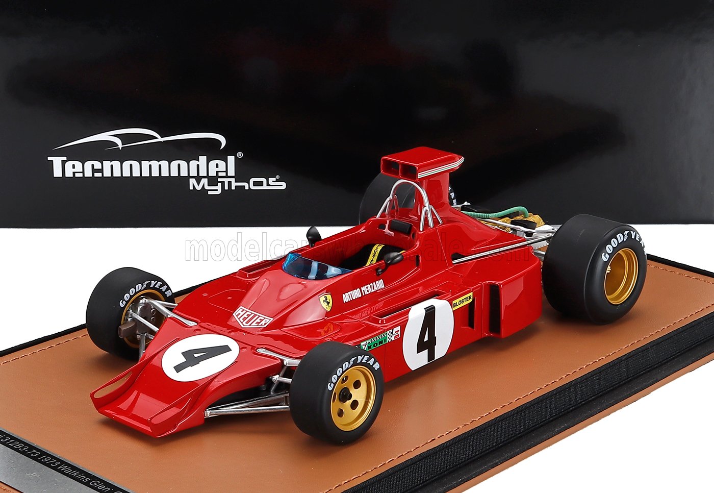 1:18 FERRARI F1 312 B3 №4 Usa Watkins Glen Gp Arturo Merzario (1973) , Red - TM18-411D