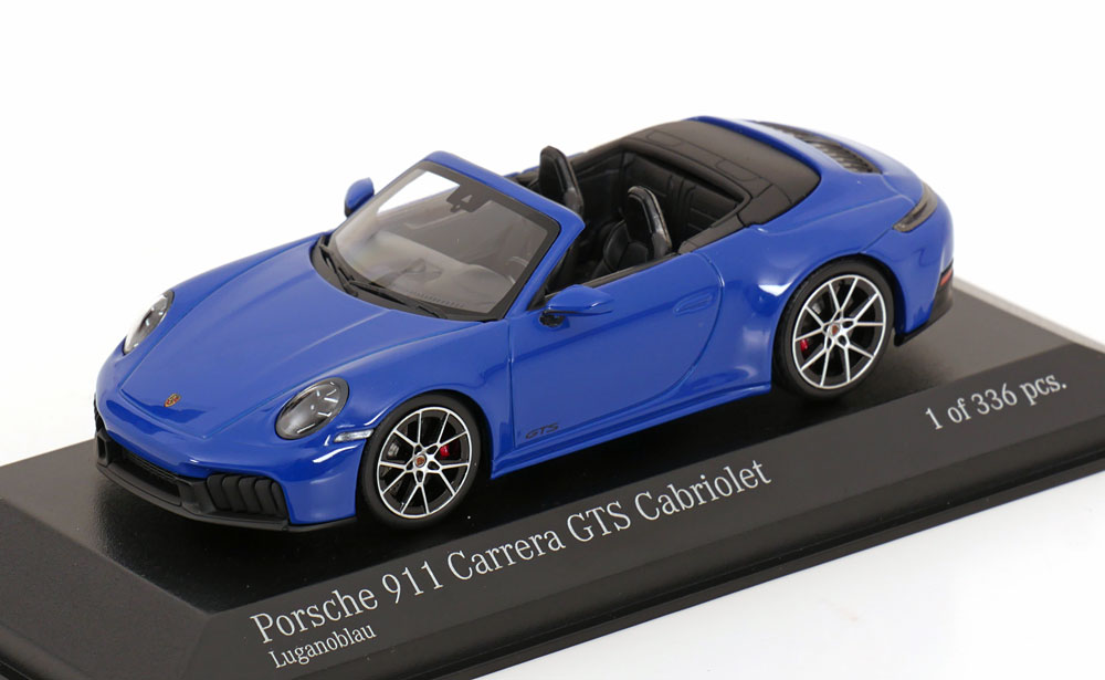 1:43 Porsche 911 (999.2) Carrera GTS Cabriolet (2024), Lugano blue - 410064131
