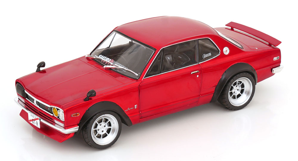1:18 NISSAN Skyline (C10) Hakosuka (1970), red metallic - S1813002