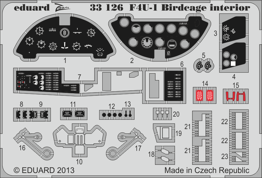 1:32 Фототравление F-16I SUFA seatbelts - 32685