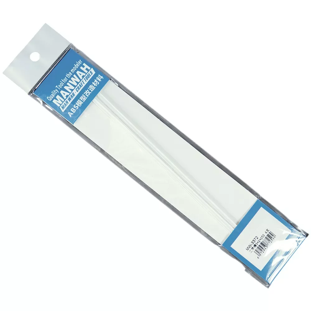 Пластиковый профиль пруток 3*2*250мм, 4шт - MW-3372