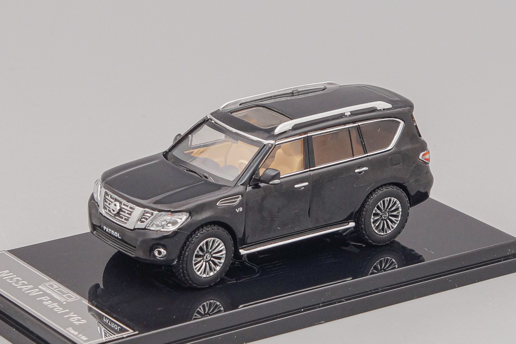 1:64 (Б/У) NISSAN Patrol (Y62), black - KS-010-50-X1