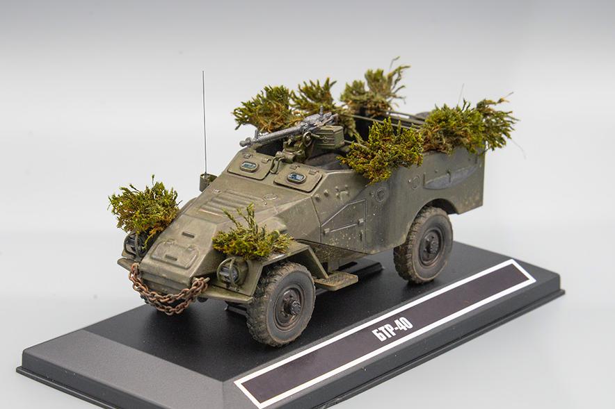 1:43 БТР-40 со следами эксплуатации, вар. 8 (Лаос) - OF026-8