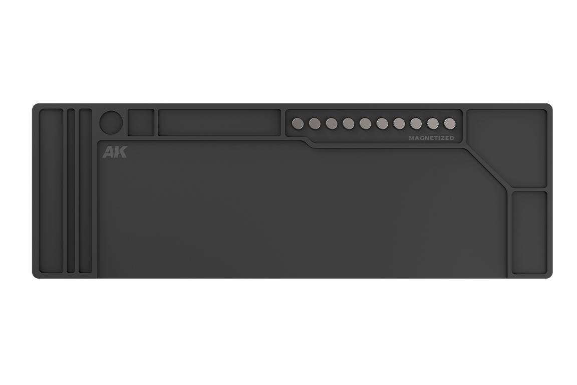 Силиконовый коврик черного цвета / Silicone tablecloth black - AK9561
