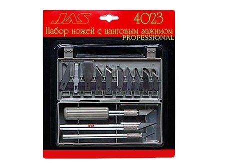 Набор профессиональных ножей с цанговым зажимом, 22 предмета - 4023