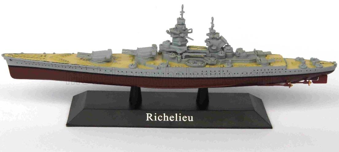 1:1250 Линкор Ришельё ВМФ Франции /  Richelieu Battleship France (1940) - WARSHIP065