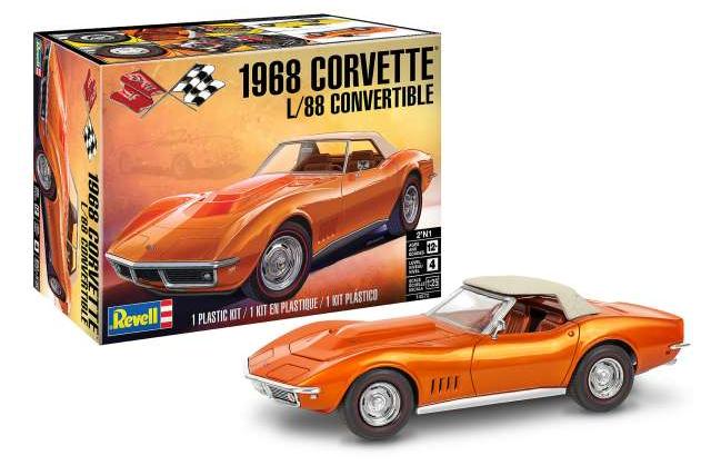 1:25 Сборная модель Corvette L-88 Roadster Level 4 (1968) - 14572