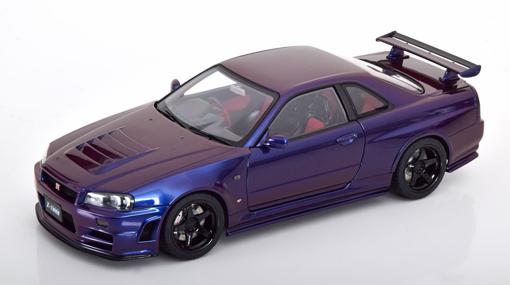 1:18 NISSAN Nismo Skyline GT-R R34 Z-Tune, purple-metallic - 77464