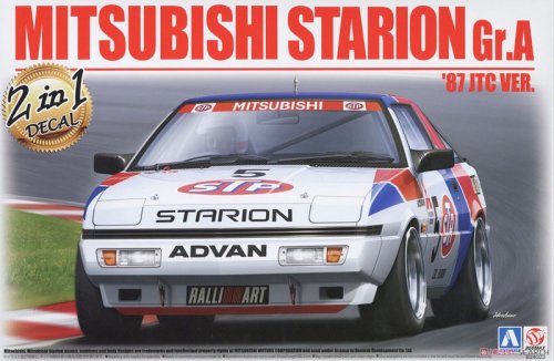 1:24 Сборная модель Mitsubishi Starion Gr.A '87 JTC Ver. - B24023