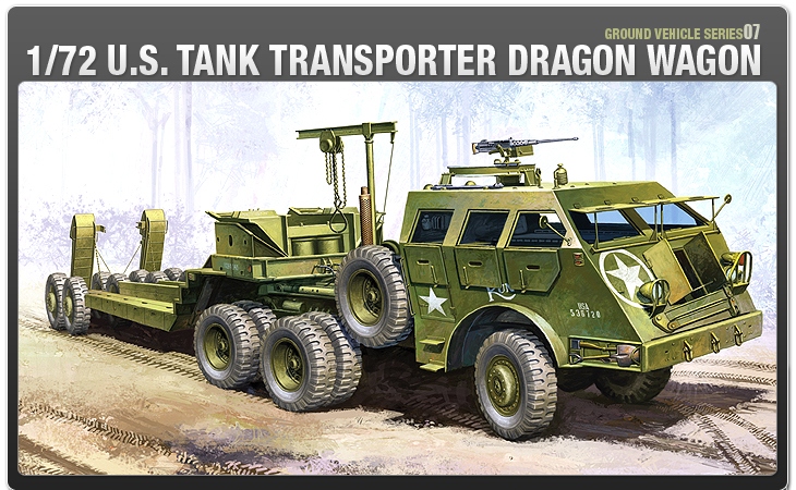 1:72 Сборная модель US Tank Transporter Dragon Wagon - 13409