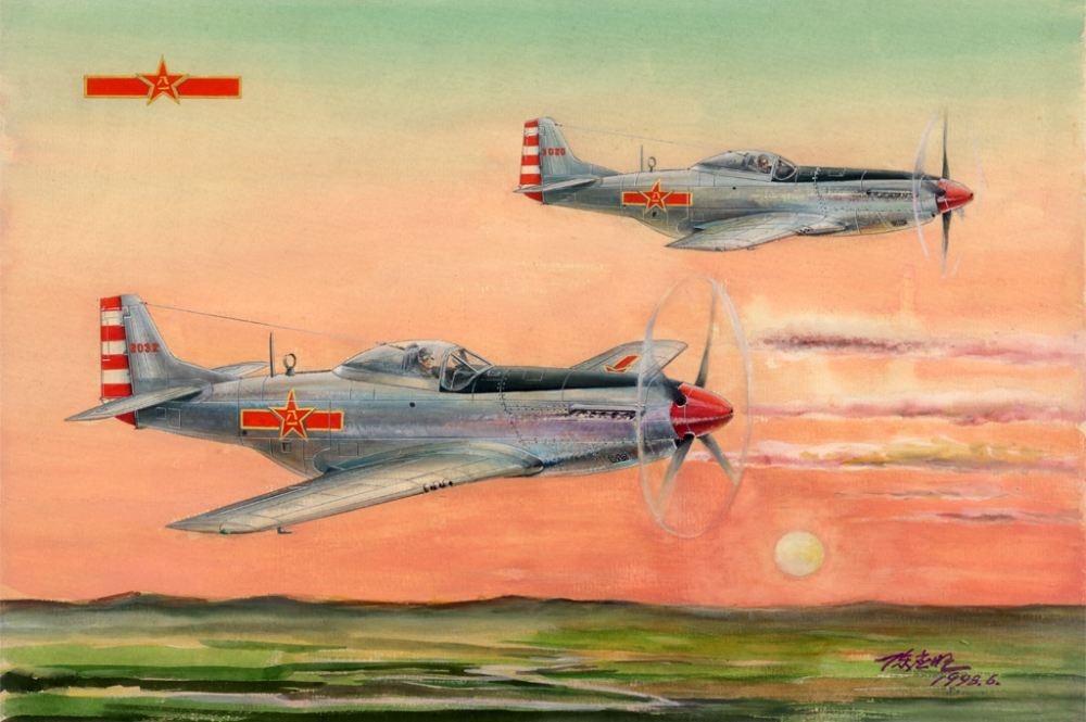 1:48 Сборная модель Американский одноместный истребитель P-51D/K Mustang - 85807