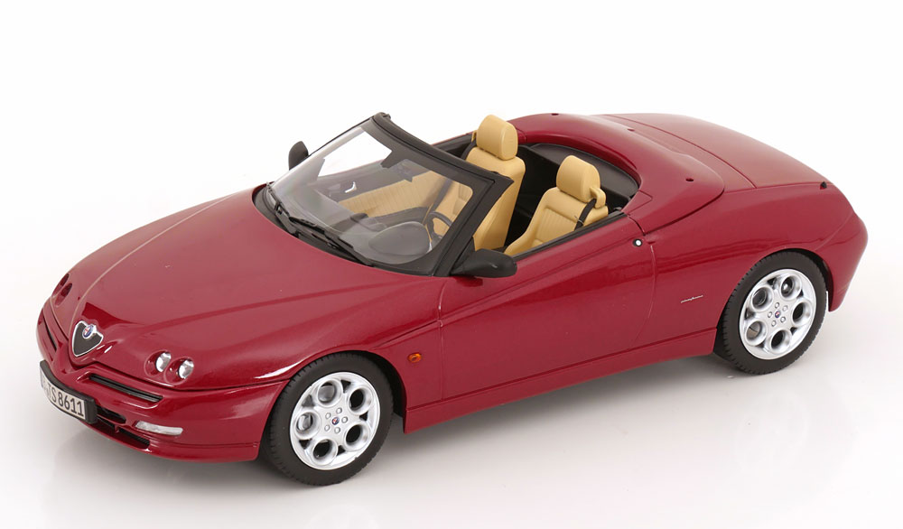 1:18 ALFA ROMEO Spider (1999), Proteo Red Metallic - 187854