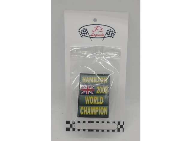 1:43 Информационное табло (пит-борд) Lewis Hamilton World Champion F1 Sign (2008) - CTLE43007