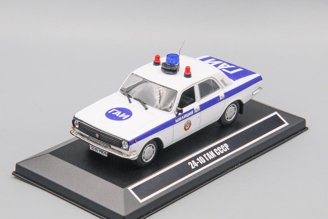 1:43 Горький 24-10 ГАИ-Милиция СССР (белый/синий) вариант 3 - OF189-3