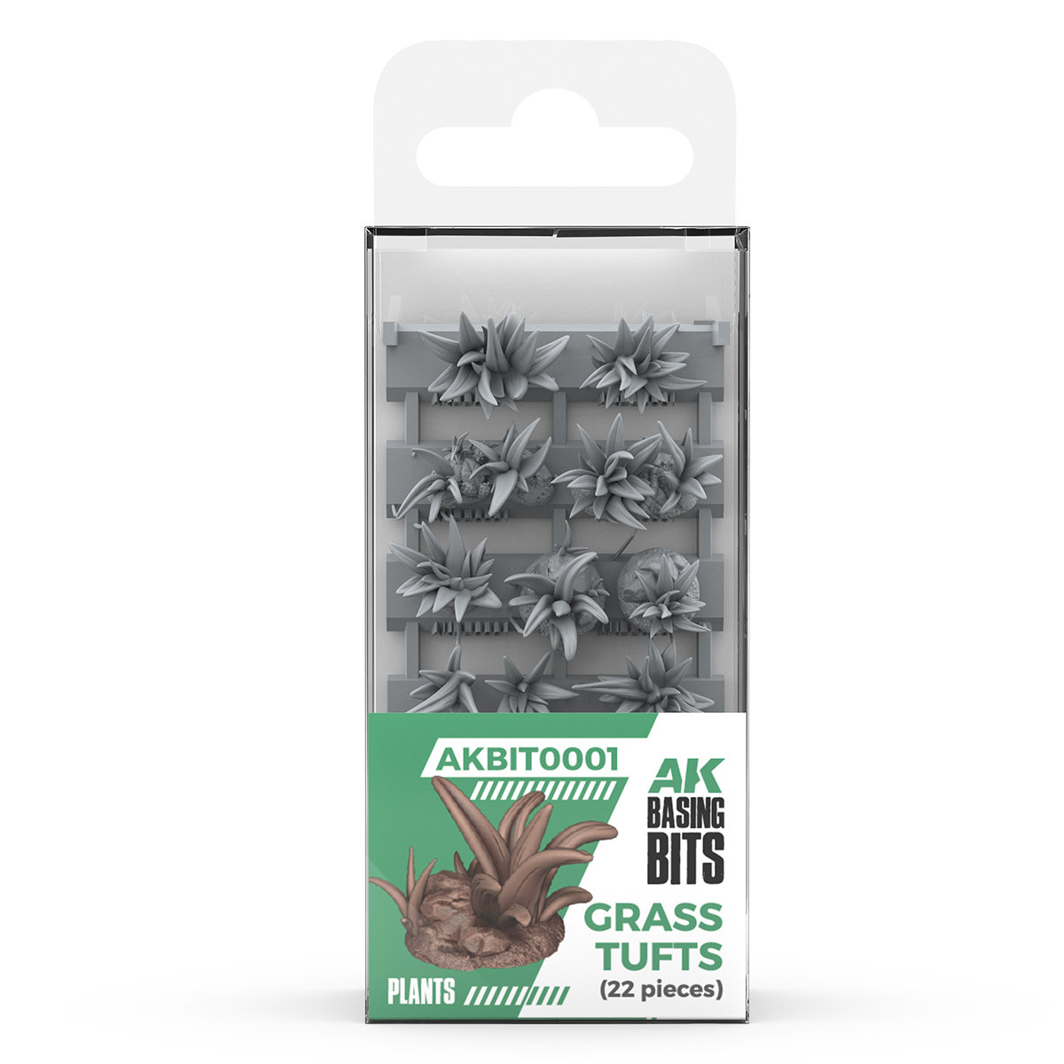 3D-печать BASING BITS Пучки травы / Grass Tufts - AKBIT0001