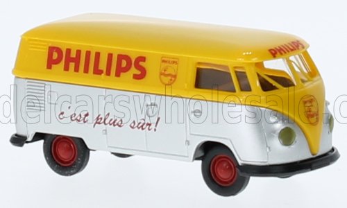 1:87 VOLKSWAGEN T1 Van Philips (1960), Silver Yellow - 32764