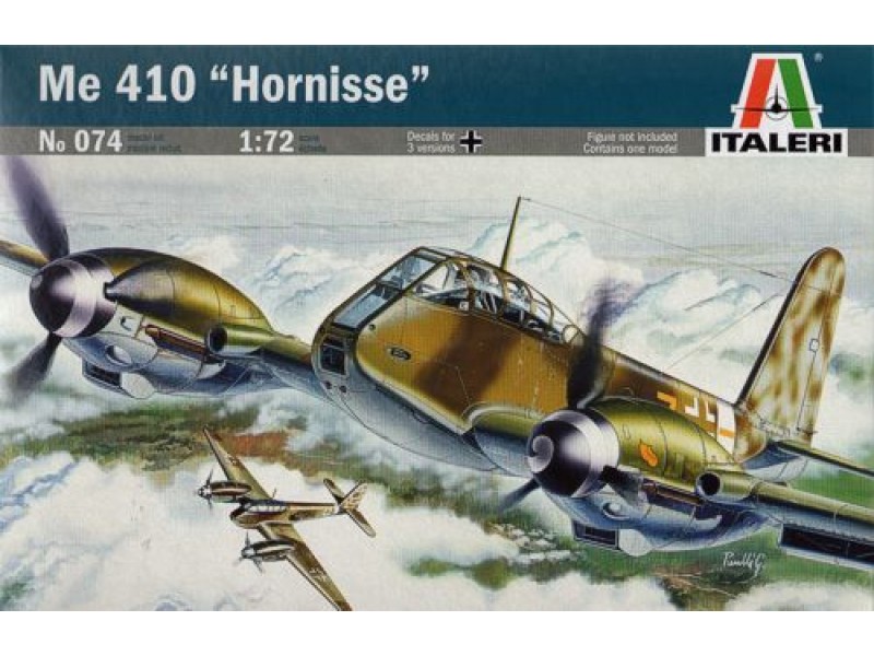 1:72 Сборная модель MESSERSCHMITT Me 410 A-1 Military Airplane 1943 - 0074
