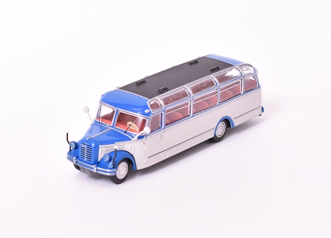 1:72 BORGWARD BO 4000, Kultowe Autobusy PRL 20, blue / gray - kulA020