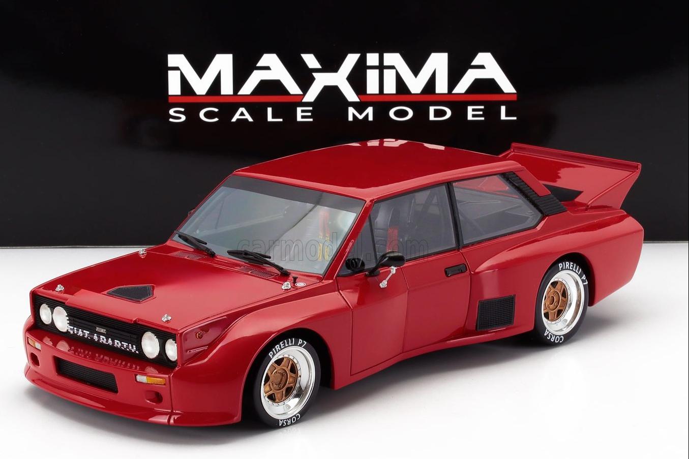 1:18 FIAT Abarth 131 SE035 Turbo Volumetrico Competizione (1979), red - MAX005000
