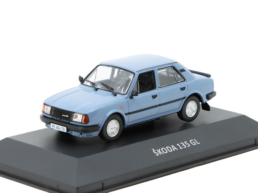 1:43 SKODA 135 GL, Skoda Kaleidoskop 1, blue - DESK001