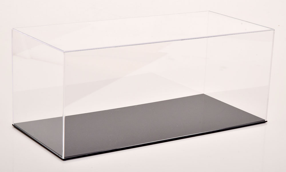 Бокс Bodenplatte schwarz Hochglanz stackable, Maße: Länge 46cm, Tiefe 21cm, Höhe 19cm - JC12/1