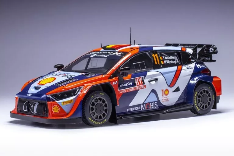 1:18 HYUNDAI i20 N Rally1 №11 Rallye Schweden,T.Neuville, M.Wydaeghe (2024) - 18RMC201