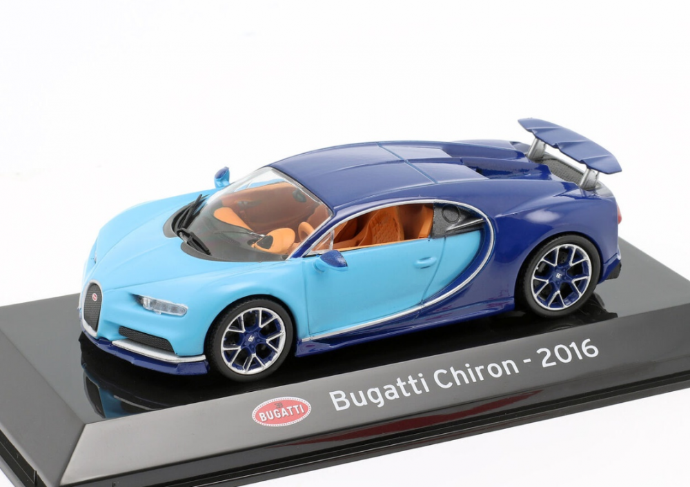 1:43 Bugatti Chiron - 2016 (bicolor blue) - SC05