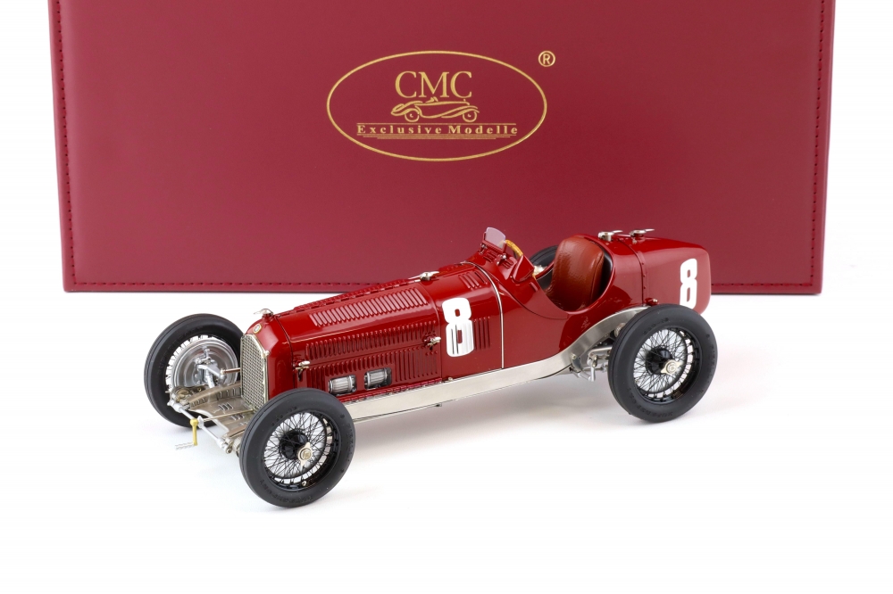 1:18 ALFA ROMEO F1  P3 N8 Winner Italy Gp (1932) Tazio Nuvolari, red - M-219