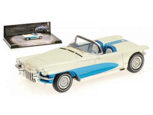 1:43 CADILLAC LA SALLE II ROADSTER CONCEPT 1955 BORTZ COLLECTION, white - 437147030