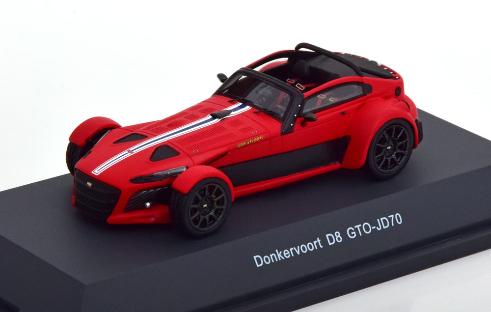 1:43 DONKERVOORT D8 GTO-JD70 Roadster (2021), red black - 09275