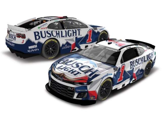 1:64 Chevrolet #1 Ross Chastain *Busch Light*, white/blue/red 2025 - CX12565BLTRZ