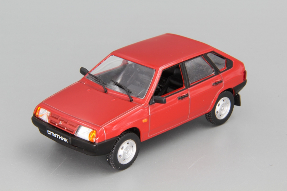 1:43 Волжский автомобиль 2109, Автолегенды СССР 69, вишнёвый - AL069