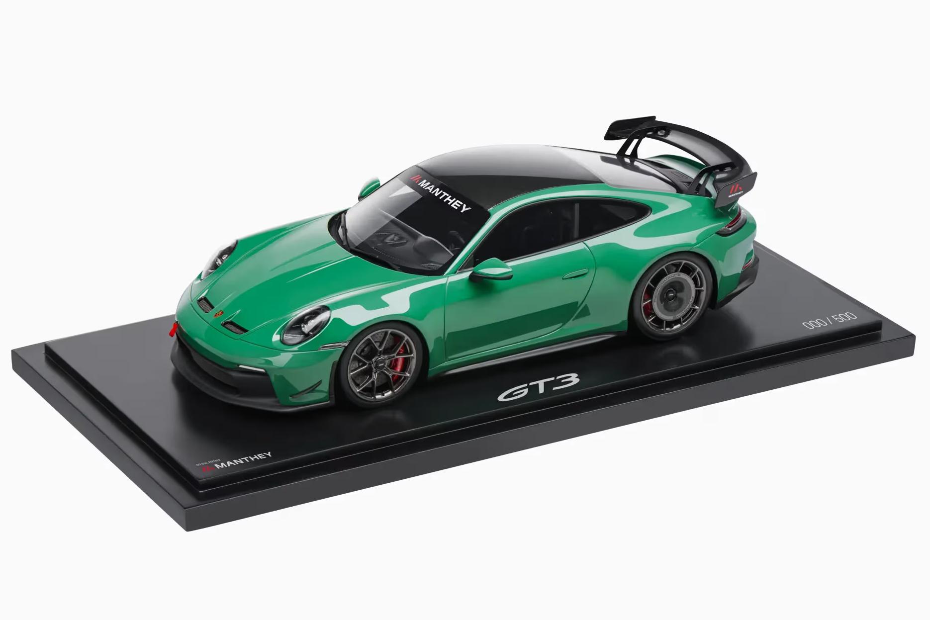 1:18 PORSCHE 911 992-2 GT3 COUPE MANTHEY KIT (2024) - CON VETRINA - WITH SHOWCASE, green - WAP0213030TGT3
