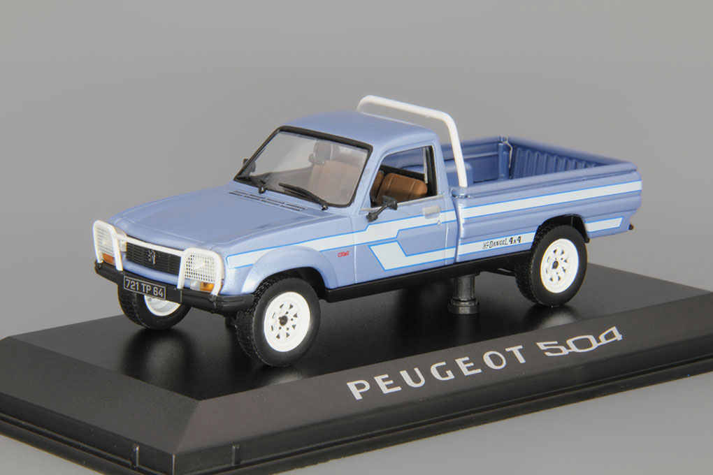 1:43 PEUGEOT 504 Pick Up 4x4 Dangel California (1985), light blue metallic - 475451