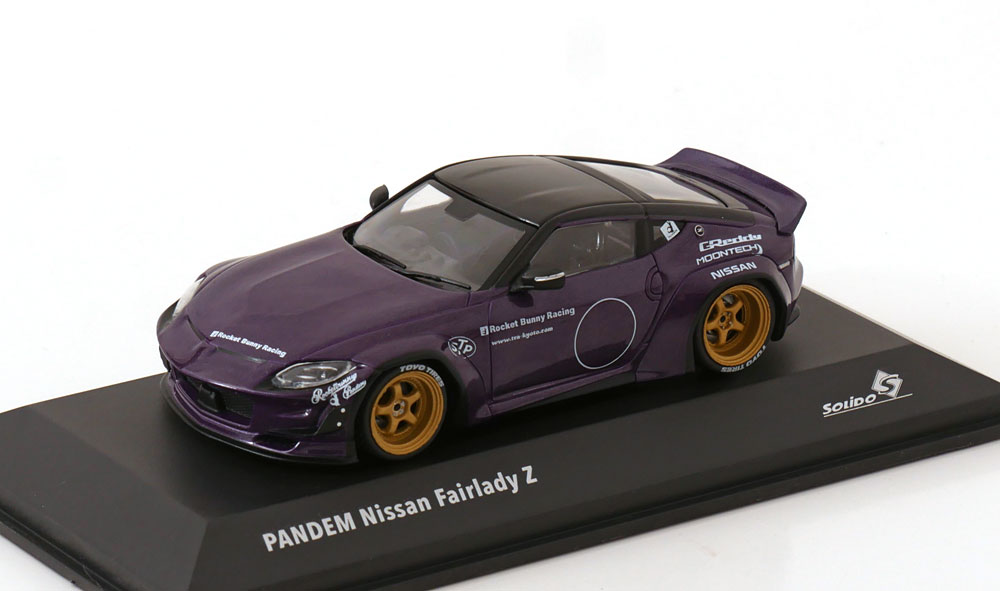 1:43 NISSAN Fairlady Z Pandem, purple-metallic black - S4315502