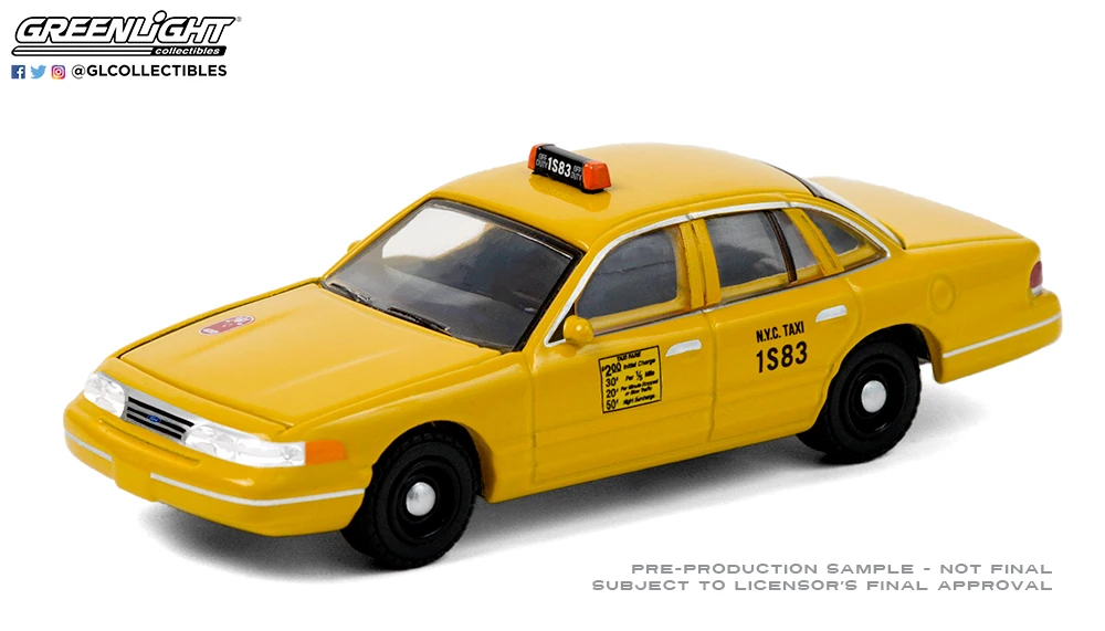 1:64 FORD Crown Victoria (1994) NYC Taxi Такси Нью-Йорка - 30206