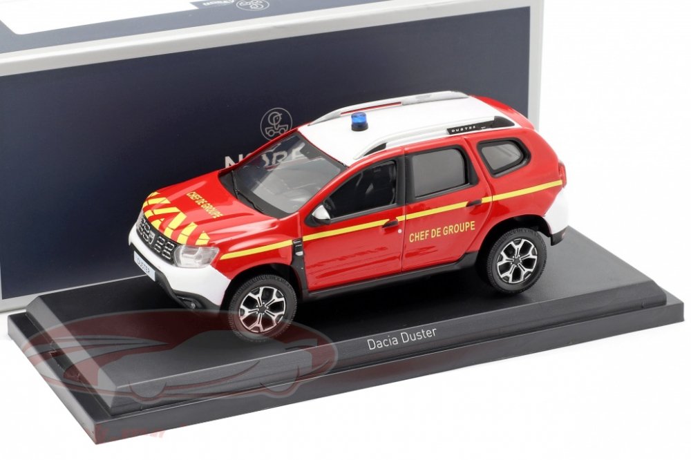 1:43 DACIA Duster 2 4 WD 'Pompiers Chef de Groupe' (пожарный командира группы) 2018 - 509012