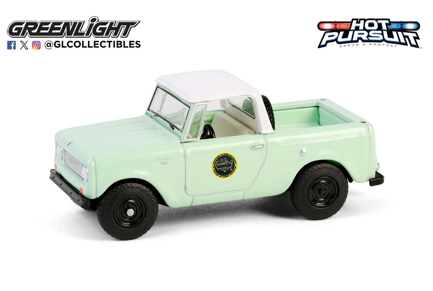 1:64 HARVESTER Scout пикап 'U.S.Customs and Border Protection Border Patrol' (Таможенная и пограничная служба США) (1969) - 43035A
