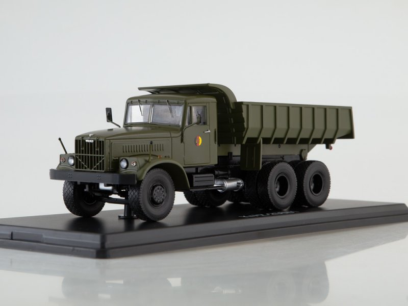 1:43 КРАЗ 256Б1 самосвал NVA, хаки - 47043