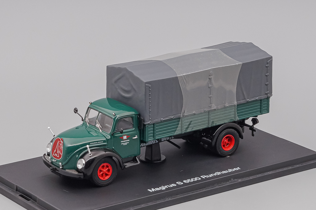 1:43 MAGIRUS S 6500 Rundhauber with canvas top, green - 03161A-X1